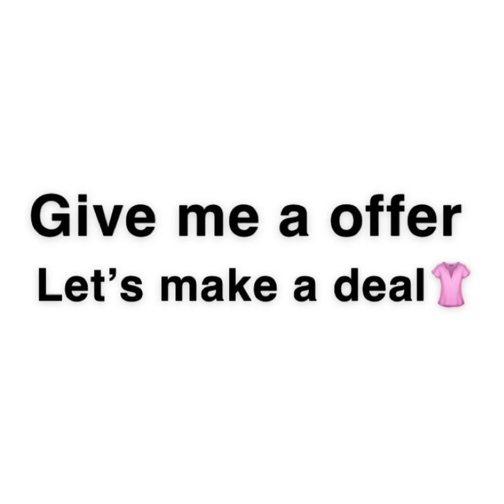 Give me a offer 🔆